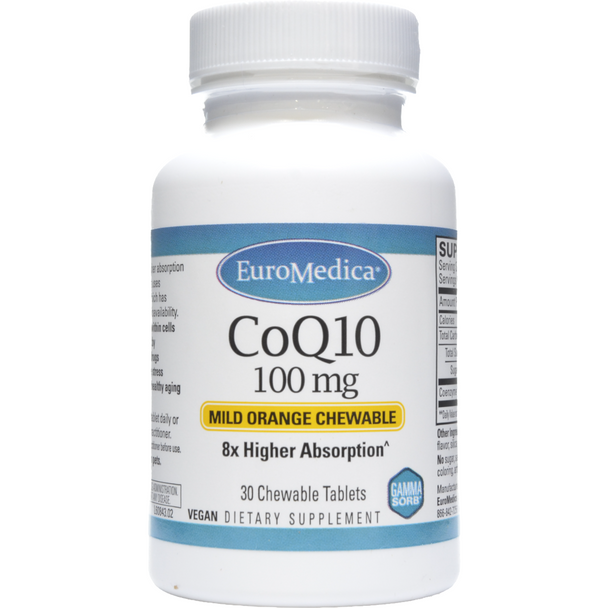 CoQ10 Orange 30 chewable tabs by EuroMedica