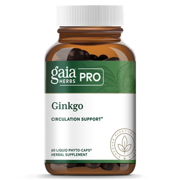 Ginkgo 60 liquid phyto-caps by Gaia Herbs Pro