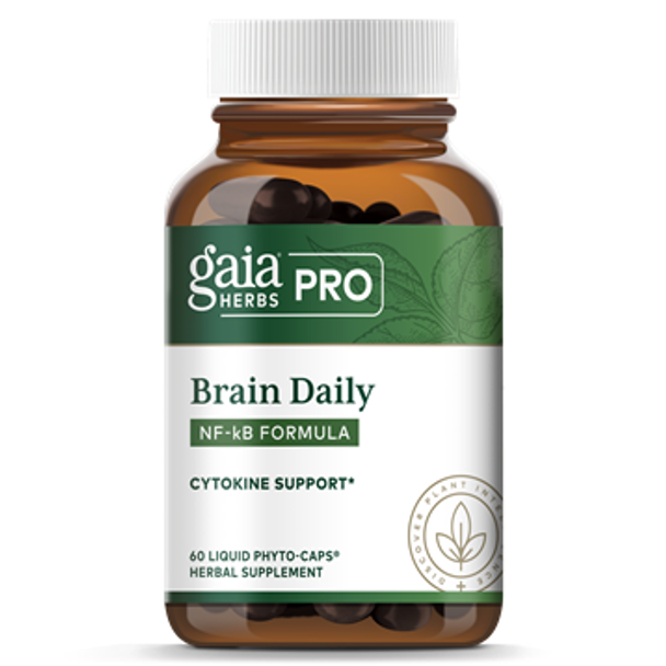 Brain Daily 60 liquid phyto-caps by Gaia Herbs Pro