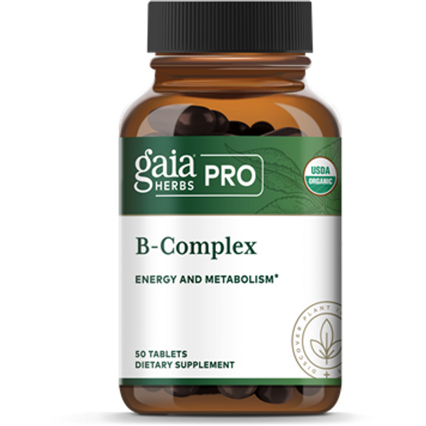 B Complex 50 tabs by Gaia Herbs Pro