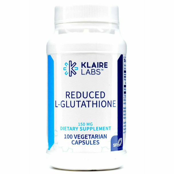 Reduced L-Glutathione 150 mg 100 vcaps by Klaire Labs