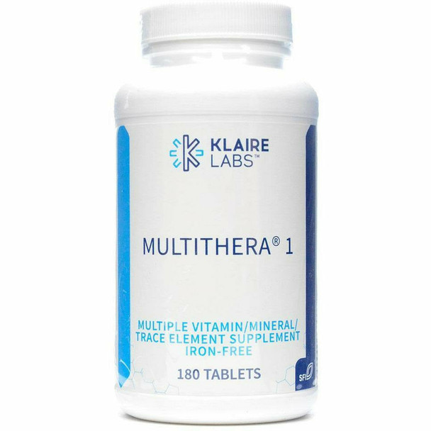 MultiThera 1 Iron-Free 180 tabs By Klaire Labs