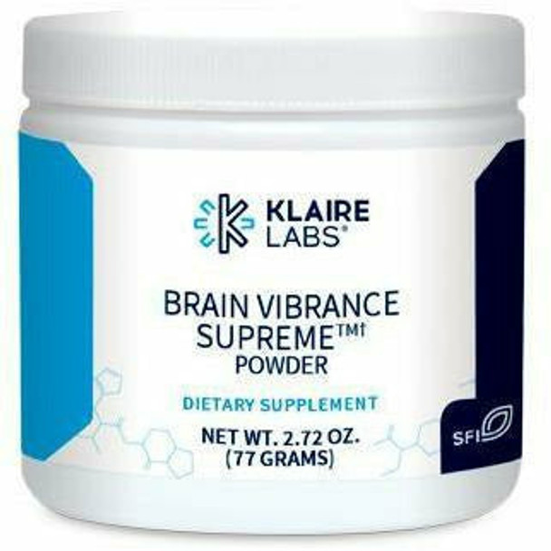 Brain Vibrance Supreme Powder 2.72 oz by Klaire Labs