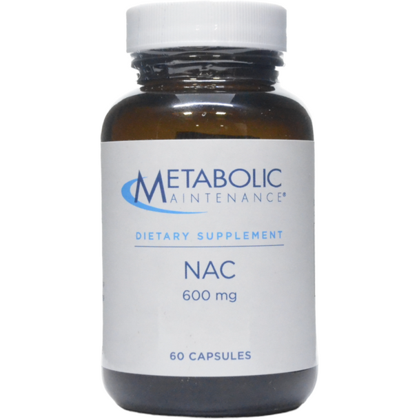 NAC 600 mg 60 caps by Metabolic Maintenance