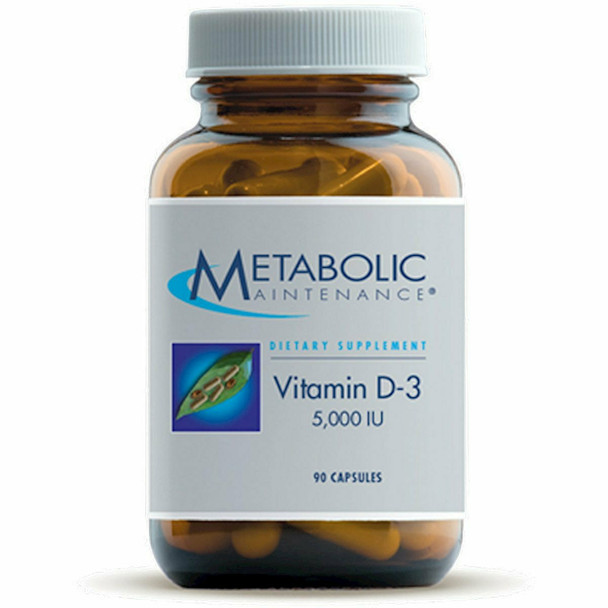 Vitamin D-3 5000 IU 90 vcaps by Metabolic Maintenance