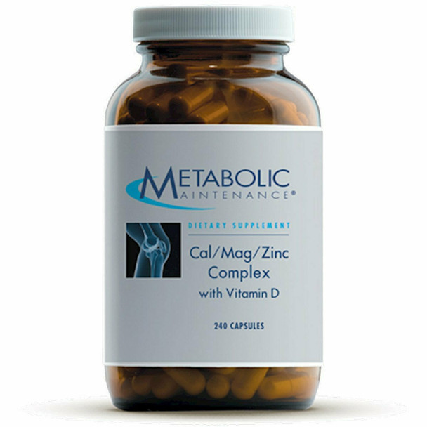 Cal/Mag/Zinc Complex w/Vitamin D 240 caps by Metabolic Maintenance