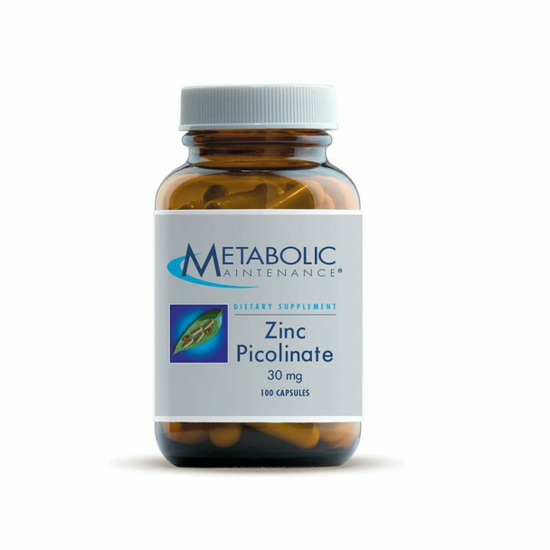 Zinc Picolinate 30 mg 100 Caps by Metabolic Maintenance