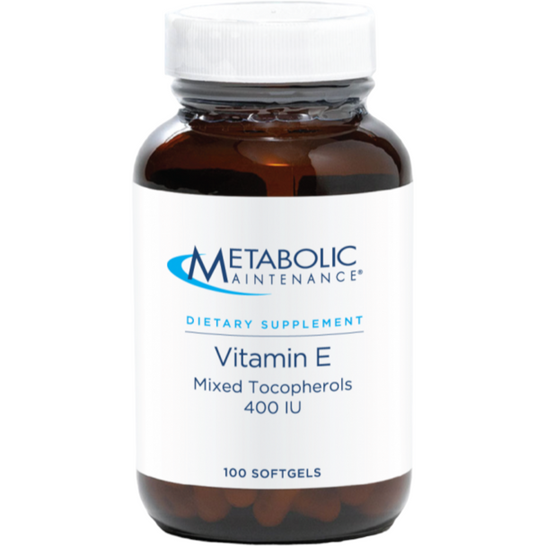 Vitamin E Mixed Tocopherols 400 IU 100 softgels by Metabolic Maintenance