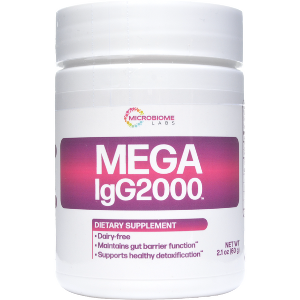 Mega IgG2000 Powder 2.1 oz. by Microbiome Labs