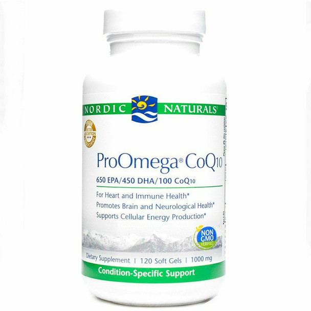 Pro Omega CoQ10 120 gels by Nordic Naturals