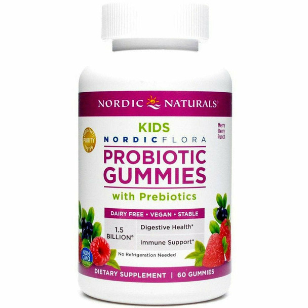 Probiotic Kids 60 gummies by Nordic Naturals