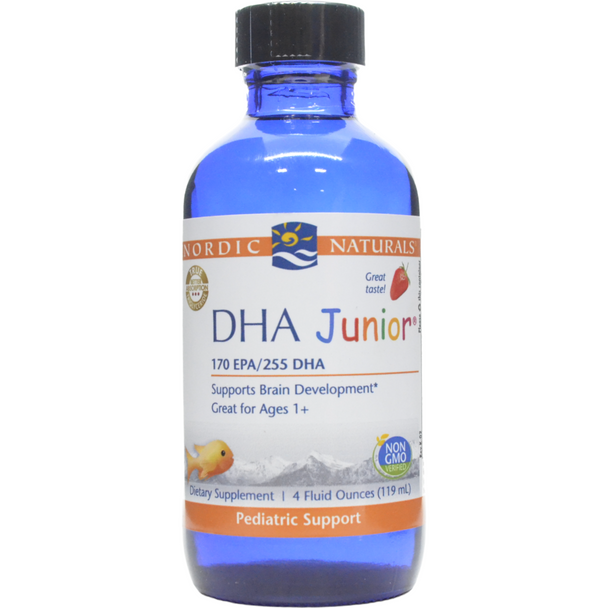 DHA Junior Liquid Strawberry 4 oz by Nordic Naturals