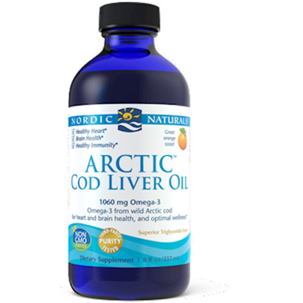 Arctic Code Liver Oil Orange 8 fl oz By Nordic Naturals