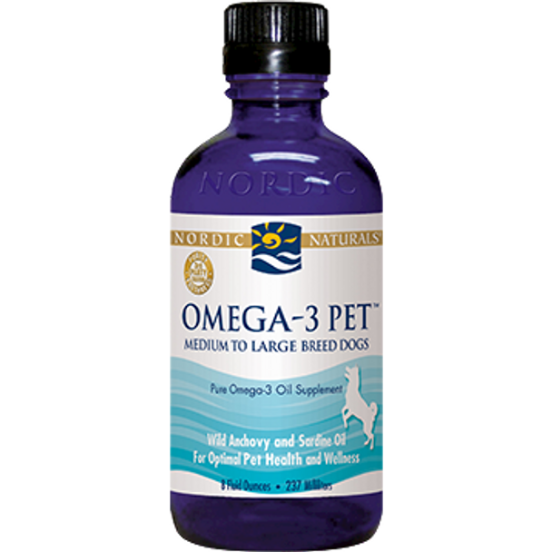 Omega-3 Pet 8 fl oz Med/Lrg Dogs By Nordic Naturals