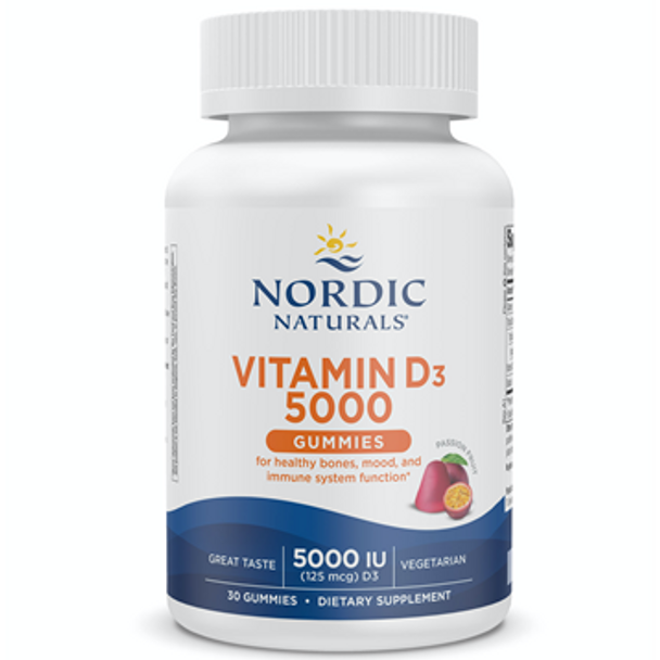 Vitamin D3 5000 Gummies 30 ct by Nordic Naturals