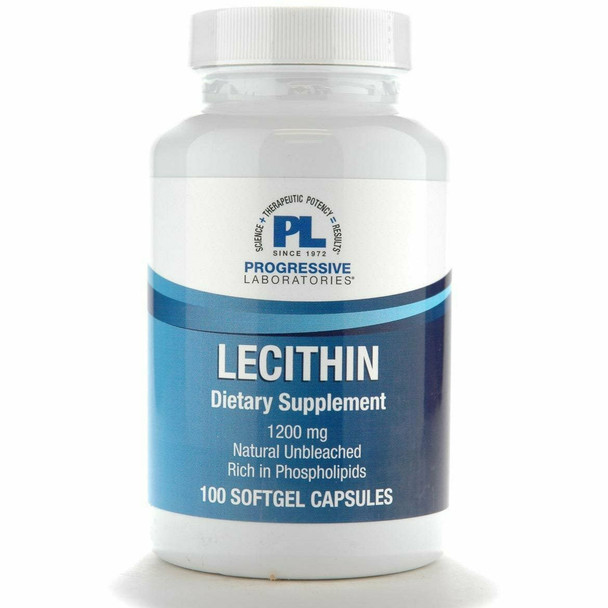 Lecithin 1200 mg 100 gels by Progressive Labs