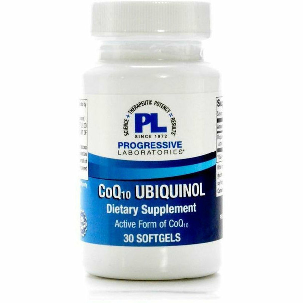 CoQ10 Ubiquinol 30 gels by Progressive Labs