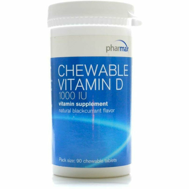 Chewable Vitamin D 1000 IU 90 tabs by Pharmax