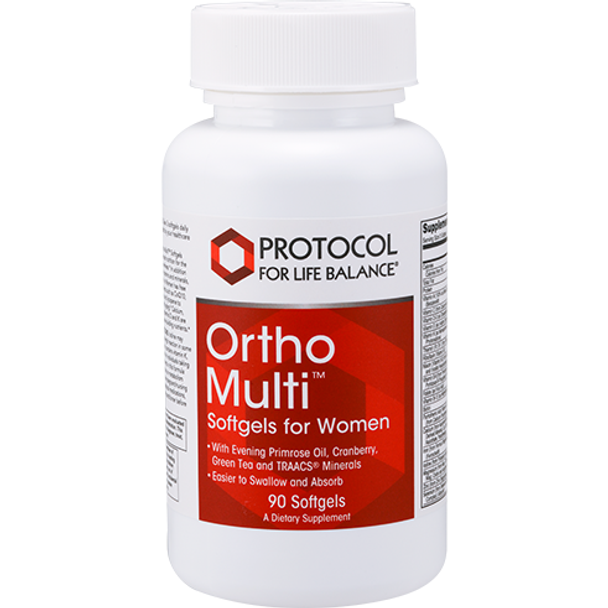 Ortho Multi for Women 90 softgels by Protocol For Life Balance