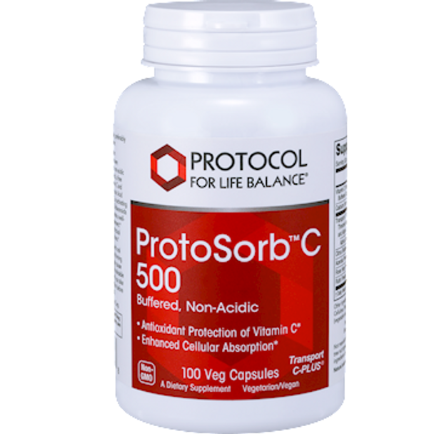 ProtoSorb C 500 100 vcaps by Protocol For Life Balance
