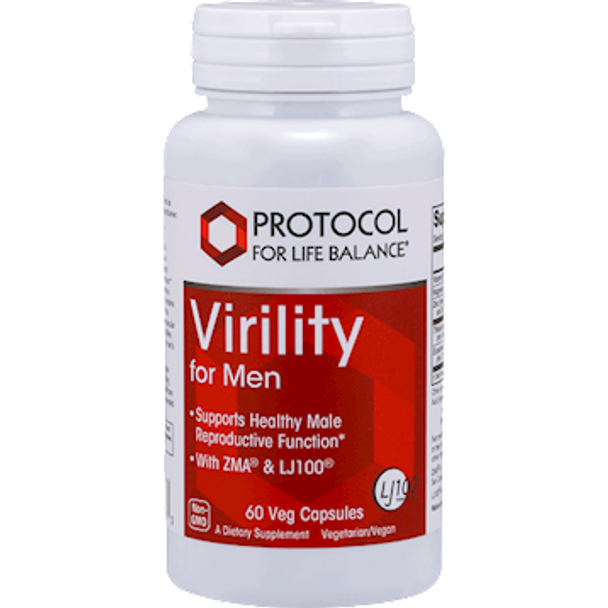 Virility For Men 60 vcaps by Protocol For Life Balance