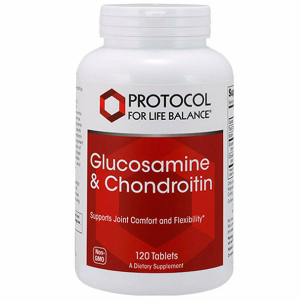 Glucosamine & Chondroitin Extra Strength 120 tabs by Protocol For Life Balance