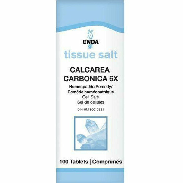 Calcarea Carbonica 6X 100 tabs by Unda