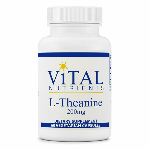 L-Theanine 200 mg 60 caps by Vital Nutrients