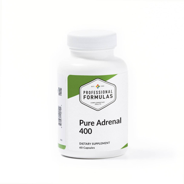 Pure Adrenal 400 60 Capsules By Professional Complementary Health Formulas