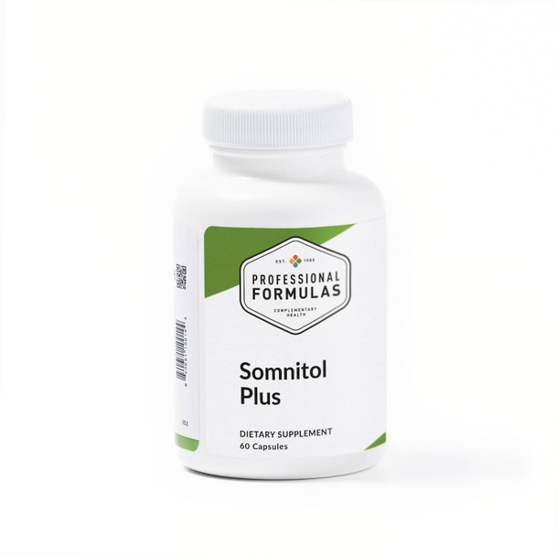 Somnitol Plus 60 Capsules By Professional Complementary Health Formulas