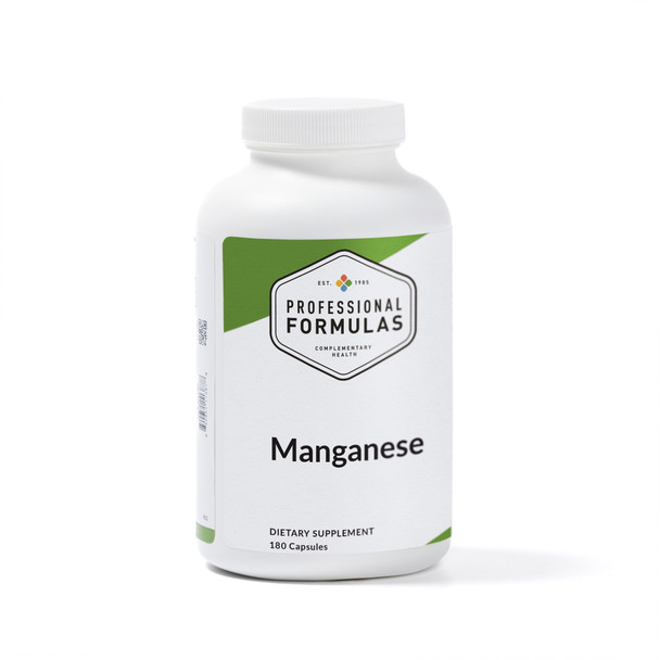 Manganese 180 Capsules By Professional Complementary Health Formulas