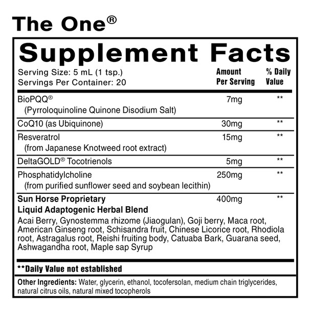 The One NET WT 3.38 FL OZ (100ML) By Quick Silver From Clinical Nutrition Centers