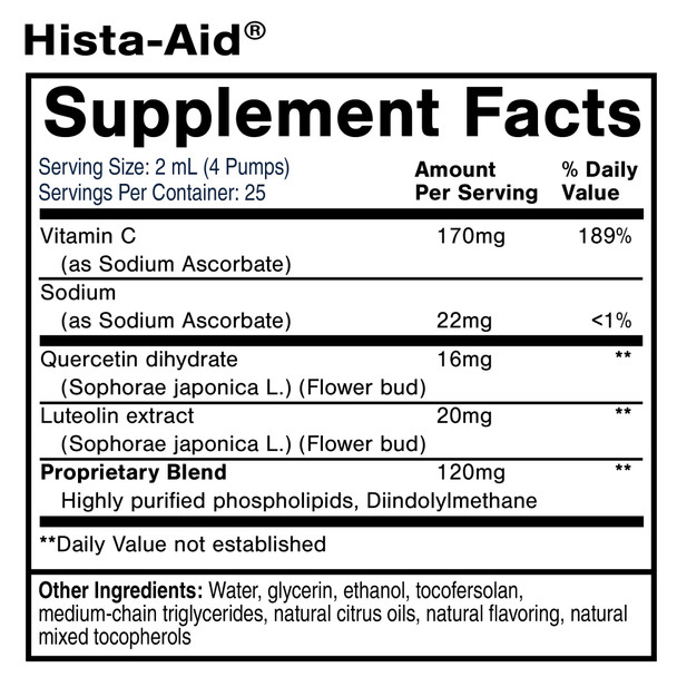 Hista-Aid® NET WT 1.7 FL OZ (50ML) By Quick Silver From Clinical Nutrition Centers
