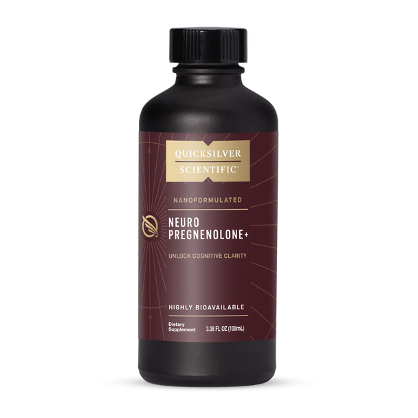 Neuro Pregnenolone+ NET WT 3.38 FL OZ (100mL) By Quick Silver From Clinical Nutrition Centers