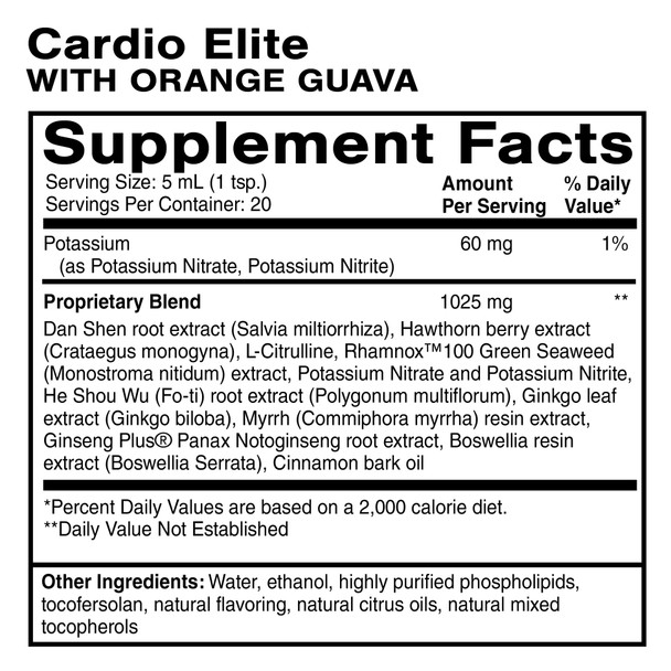 Cardio Elite® NET WT 3.38 FL OZ (100mL) By Quick Silver From Clinical Nutrition Centers