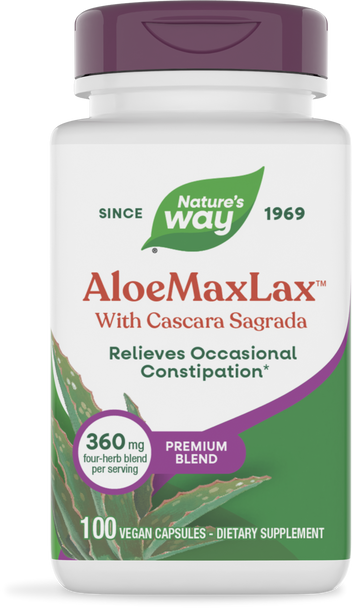 Aloe MAXLAX™ Premium Blend - 100 capsules By Nature's Way