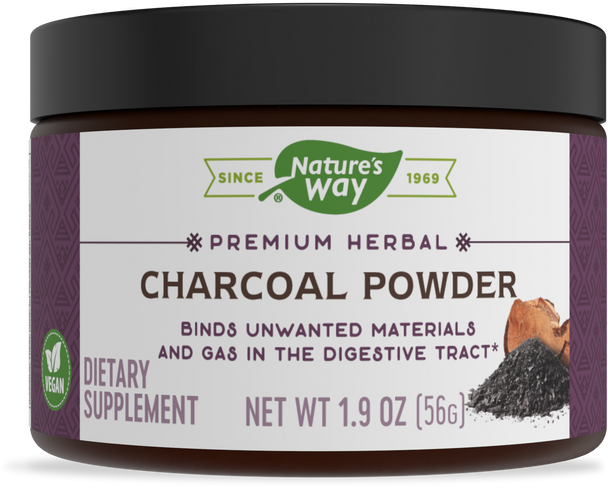 Charcoal Powder-Last Chance¹ - 1.9 oz (56 g) By Nature's Way