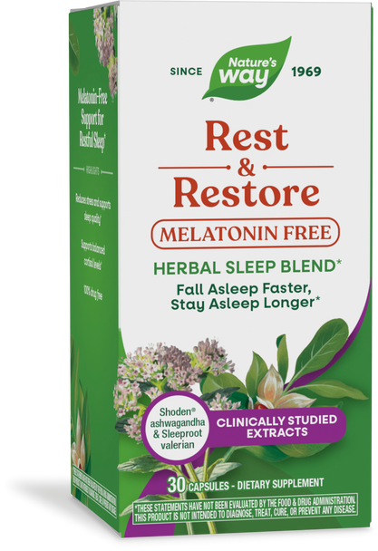 Rest and Restore - 30 capsules By Nature's Way