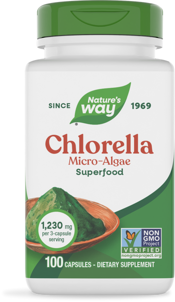 Chlorella - 100 capsules By Nature's Way
