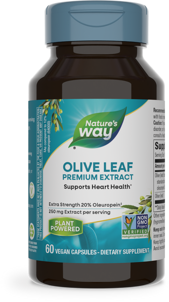 Olive Leaf Premium Extract - 60 capsules By Nature's Way