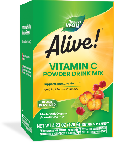 Alive!® Vitamin C Powder Drink Mix - 4.23 oz (120 g) By Nature's Way
