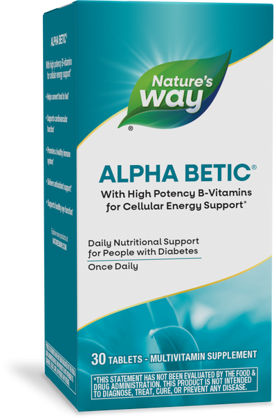 Alpha Betic® Multivitamin - 30 tablets By Nature's Way