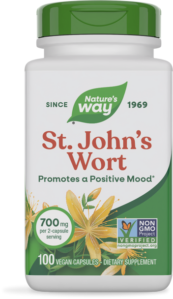 St. John’s Wort Herb - 100 capsules By Nature's Way