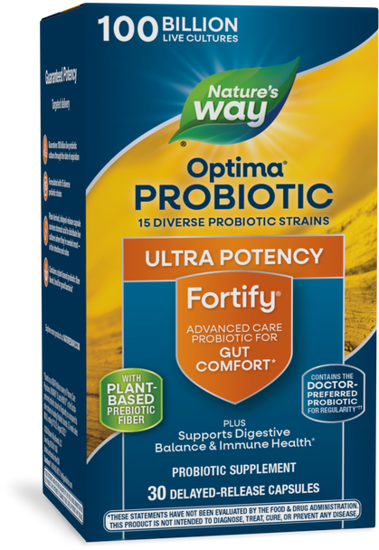 Fortify® Optima® 100 Billion Probiotic - 30 capsules By Nature's Way