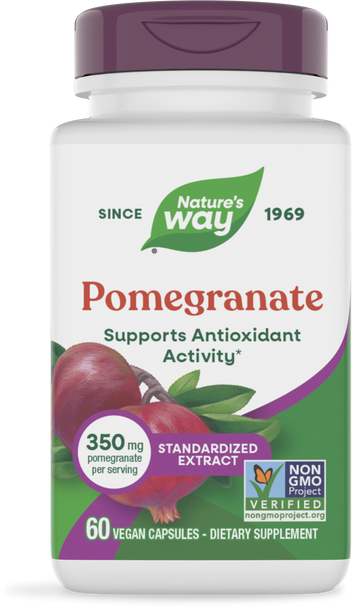 Pomegranate Standardized Extract - 60 capsules By Nature's Way