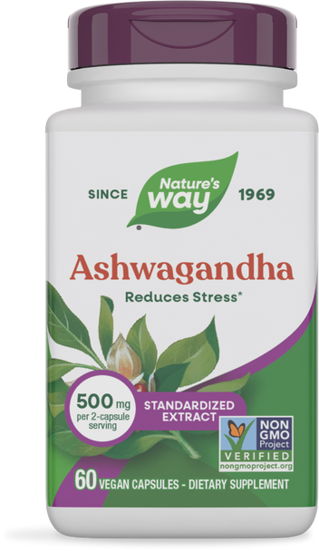 Ashwagandha - 60 capsules By Nature's Way