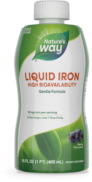 Liquid Iron - 16 fl oz (480 ml) / Berry By Nature's Way