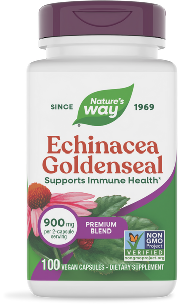 Echinacea Goldenseal Premium Blend - 100 capsules By Nature's Way