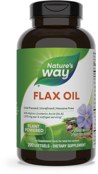 Flax Oil - 200 softgels By Nature's Way