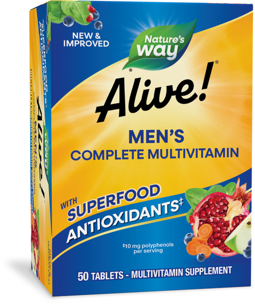 Alive!® Men’s Complete Multivitamin - 50 tablets By Nature's Way